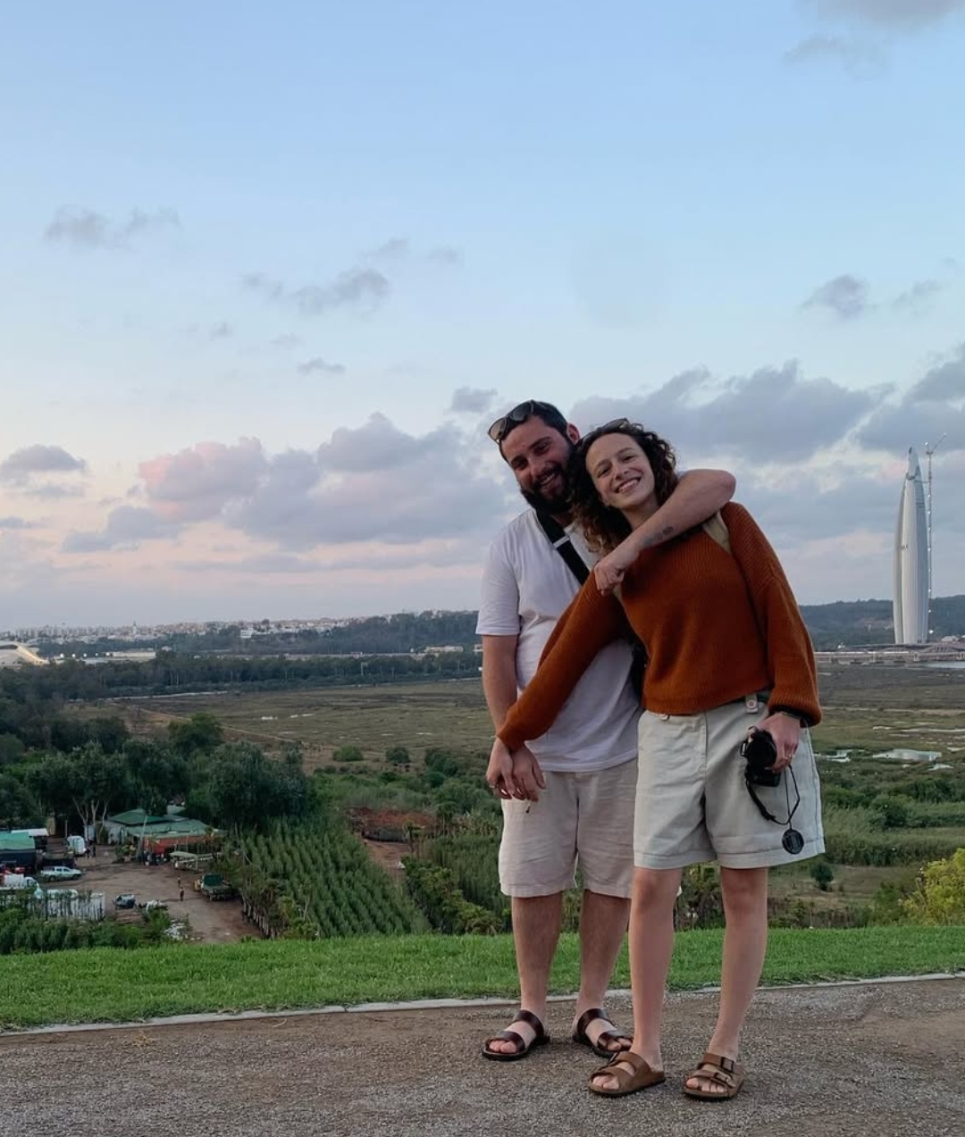 Romantic sunset moments